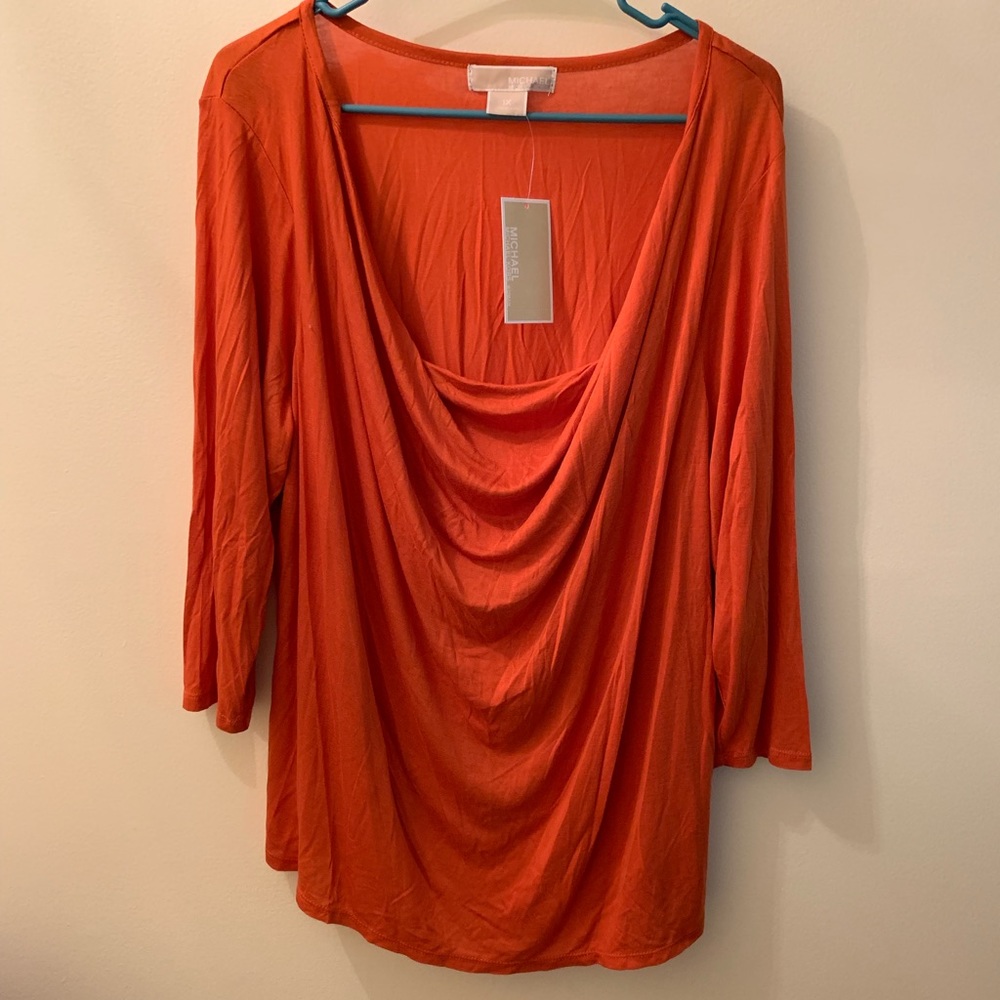 Michael Kors Orange Spice Blouse